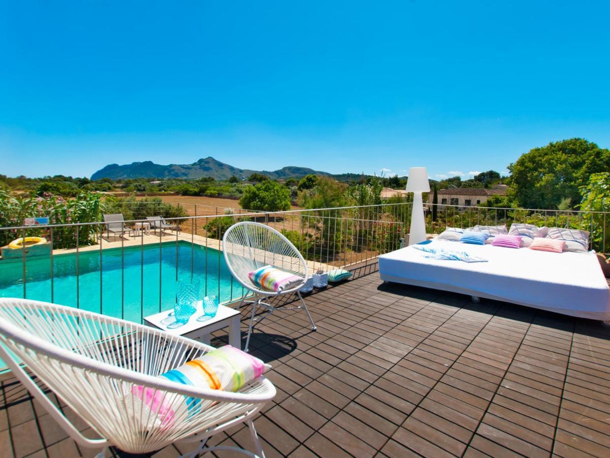 Villa Barcares Petit, Piscina, Jardines Junto A Playa En Alcudia Buitenkant foto