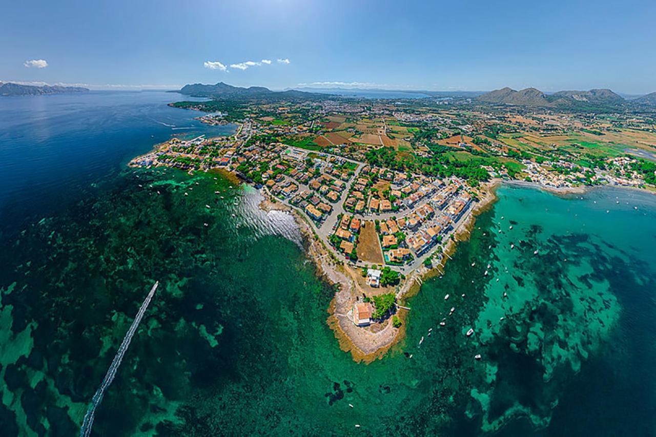 Villa Barcares Petit, Piscina, Jardines Junto A Playa En Alcudia Buitenkant foto