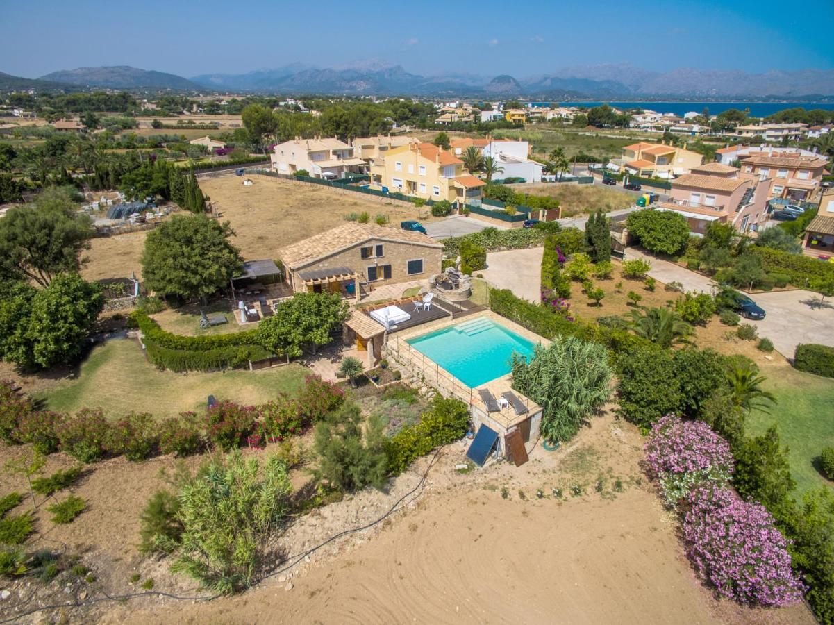 Villa Barcares Petit, Piscina, Jardines Junto A Playa En Alcudia Buitenkant foto