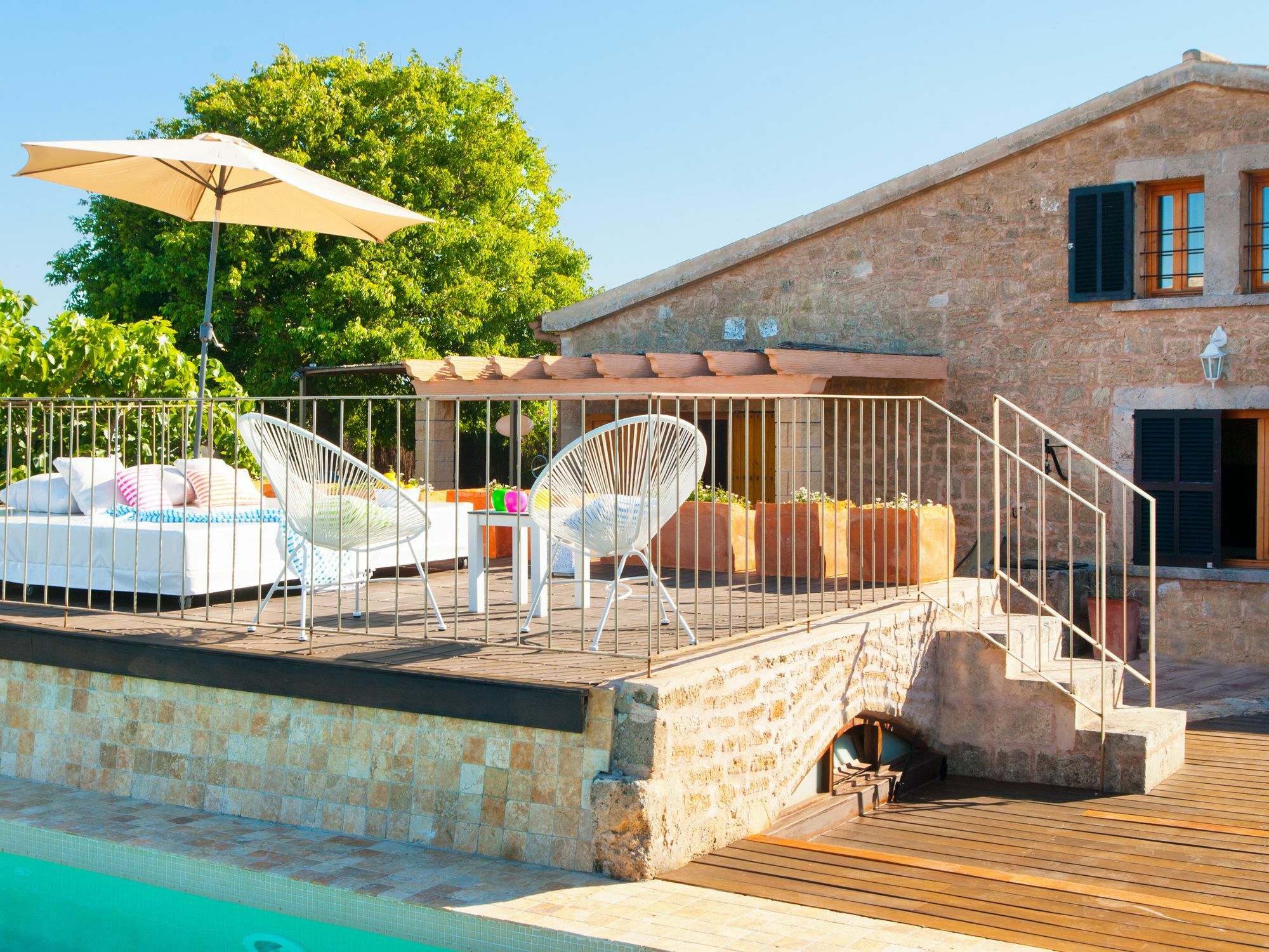 Villa Barcares Petit, Piscina, Jardines Junto A Playa En Alcudia Buitenkant foto