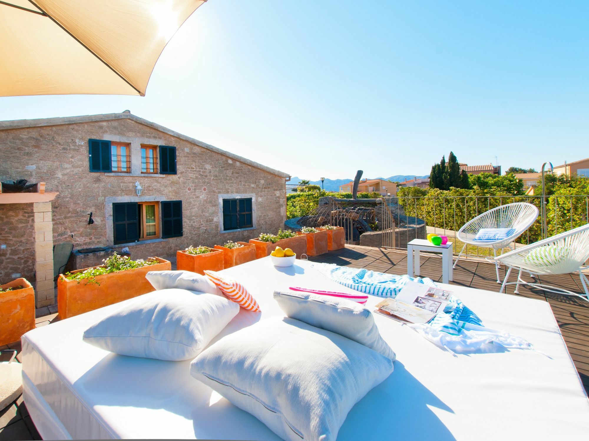Villa Barcares Petit, Piscina, Jardines Junto A Playa En Alcudia Buitenkant foto